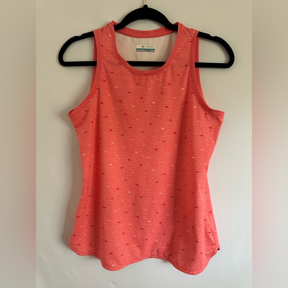 Columbia Woman’s Tank Top Size S Coral
